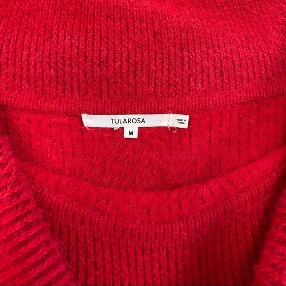 NWT TULAROSA Gramercy Fuzzy Off Shoulder Dress - Picture 8 of 10